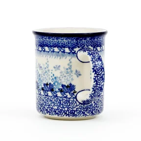 Kubek ceramiczny 236 0,3l <br>3277X Kwiat ostróżki Bolesławiec